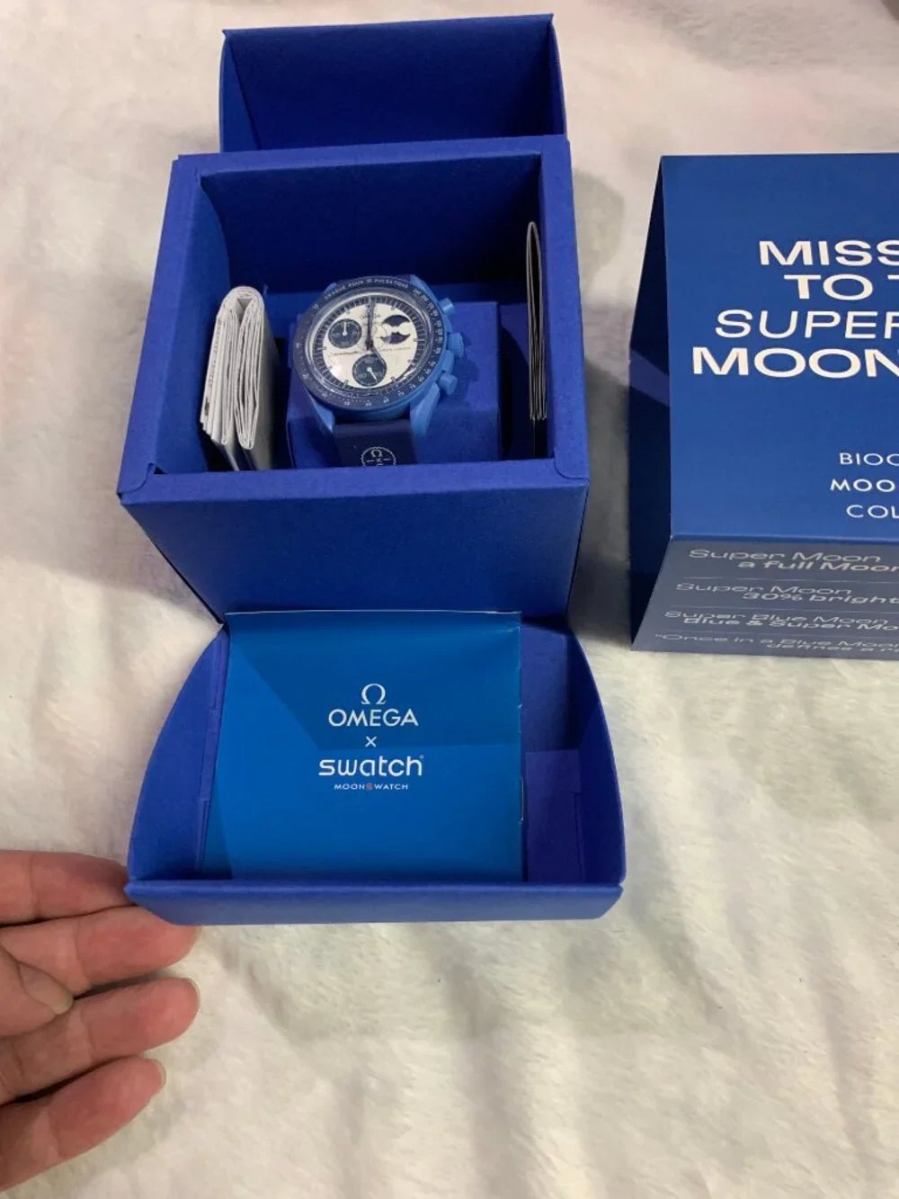 Omega x Swatch Mission To The Super Blue Moon Phase